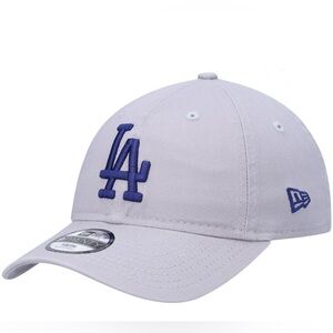 New Era Kids Light Gray and Blue Cap